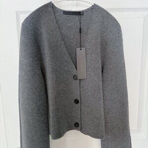 NWT XS Jenni Kayne Chelsea Cardigan Derby Charcoal Grey $395